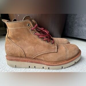 Allen Edmonds Park City Weatherproof Boot in Tan Suede.